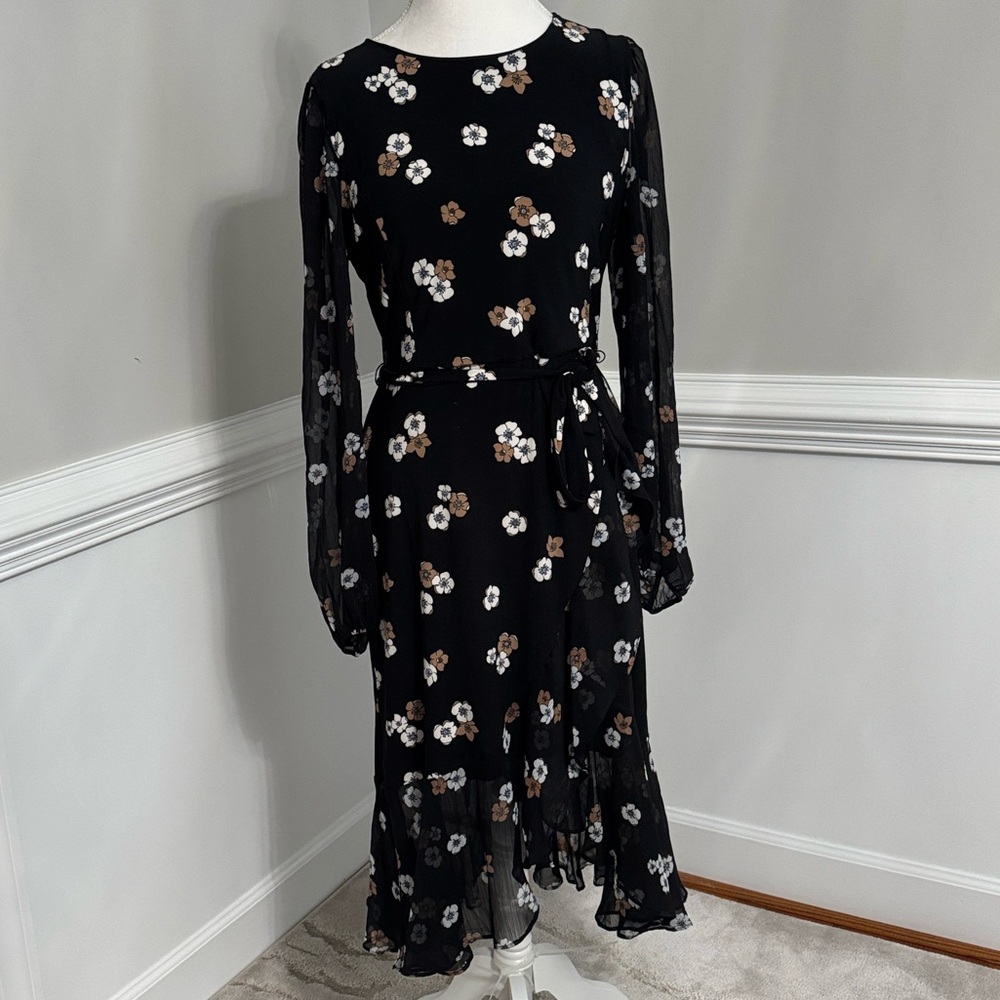Tommy Hilfiger Black Floral Maxi Dress